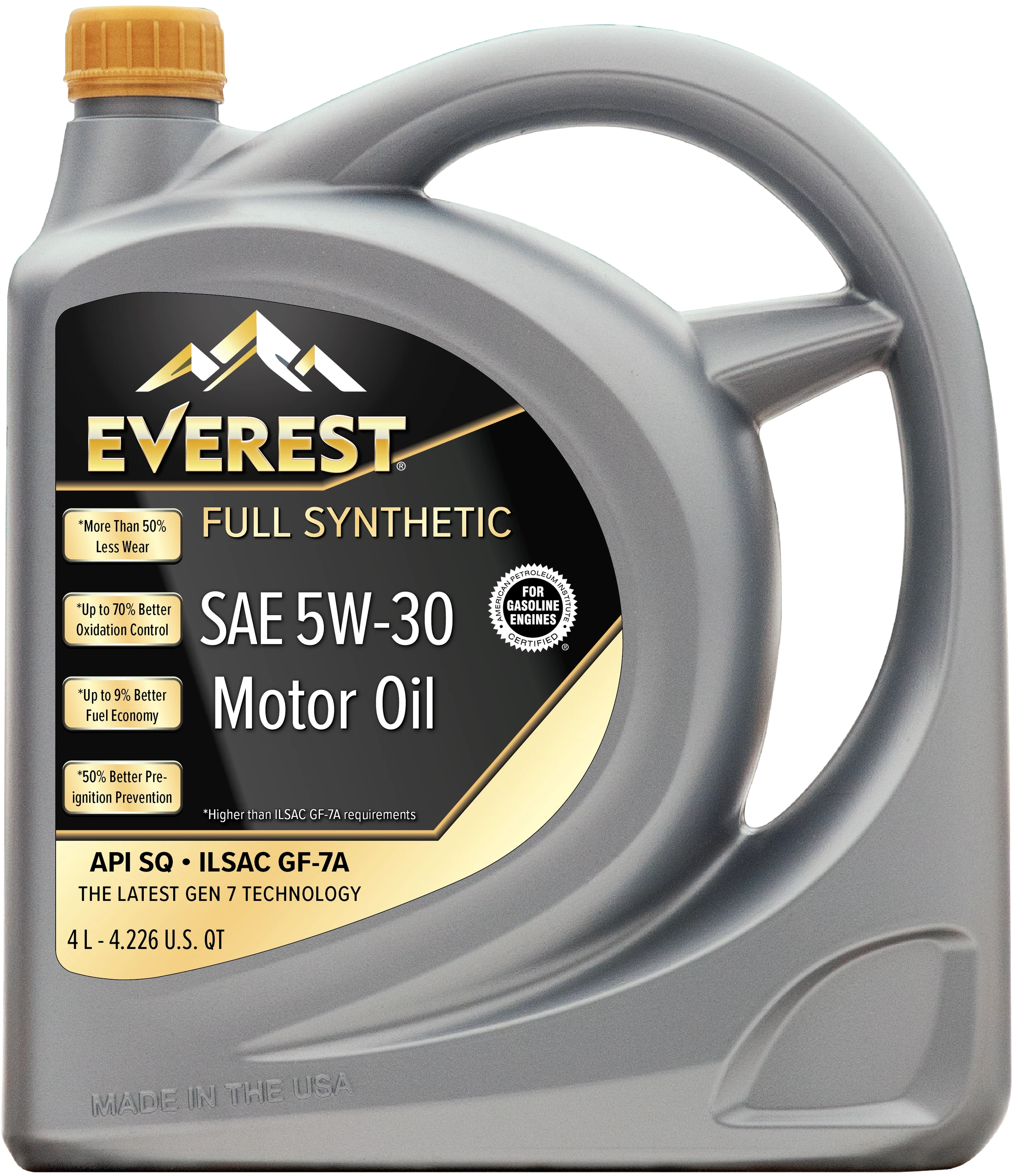Everest Full Synthetic SAE 5W-30 SQ GF-7A Motor Oil